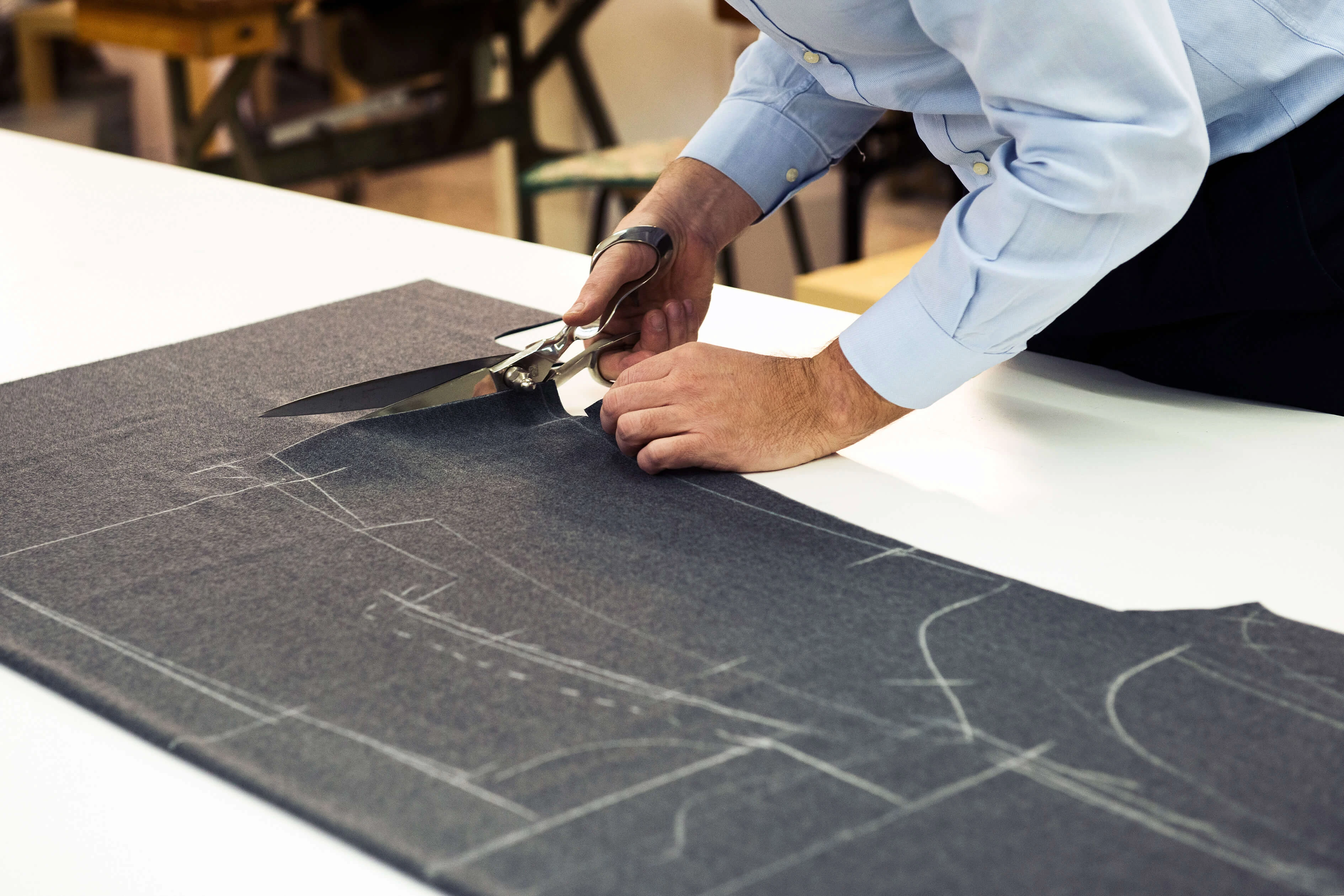 Tailor cutting pattern
